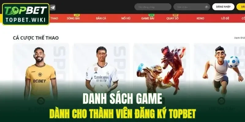 Danh sách kho game hấp dẫn tại nhà cái