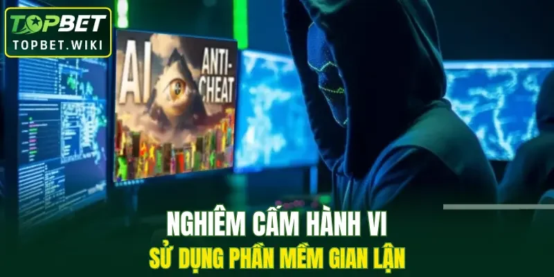 Nghiêm cấm hành vi sử dụng phần mềm gian lận khi cá cược